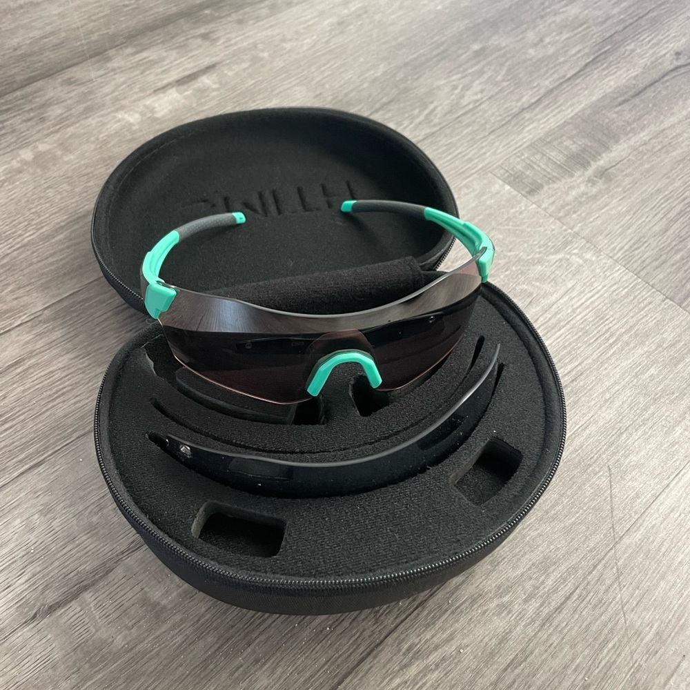 Smith Black and Teal Sunglasses